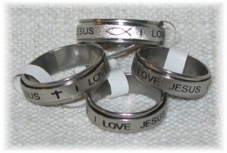 Prsten - I LOVE JESUS