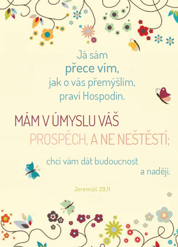 Přání - Jeremiáš 29:11