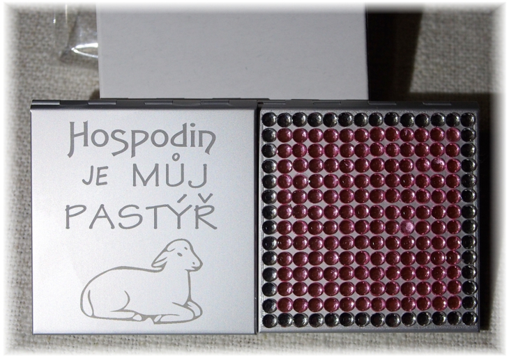 Zrcátko kovové - Hospodin je můj pastýř