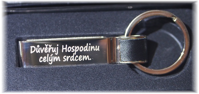 Klíčenka LUX - Důvěřuj Hospodinu