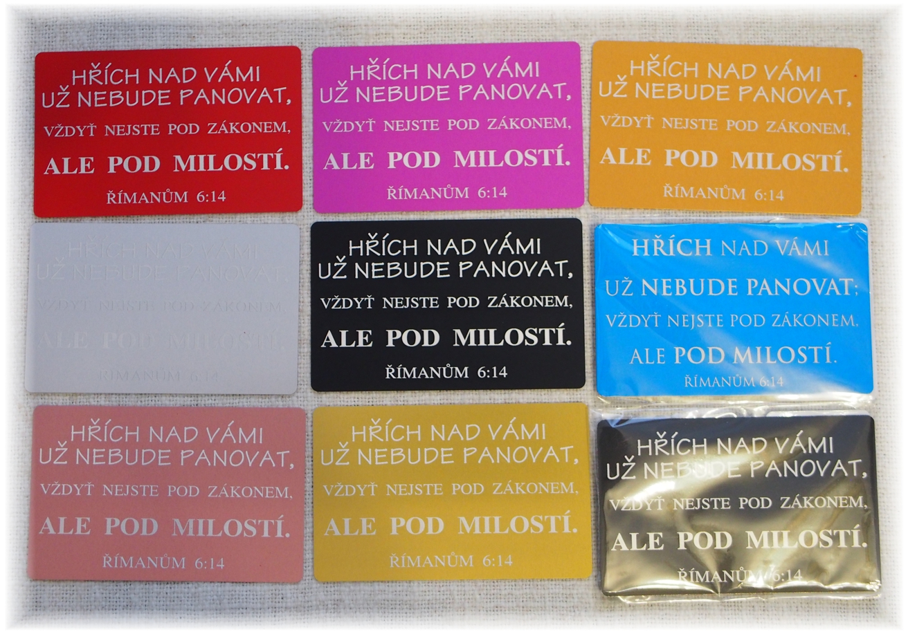 Tabulka AL - Římanům 6:14