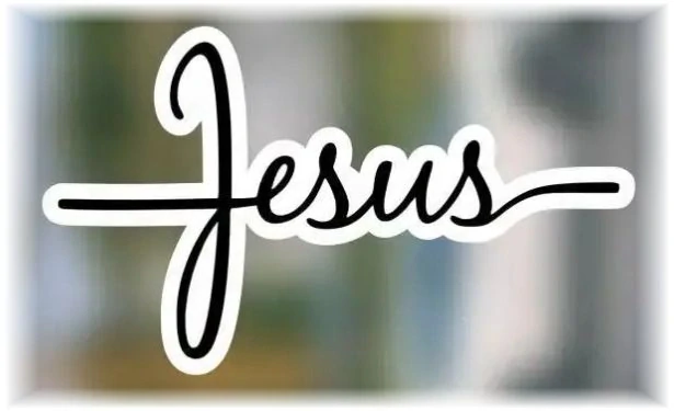 Samolepka - Jesus