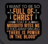 Samolepka - Full of Christ