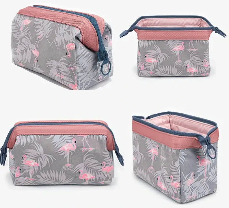 Kosmetická taštička - s plameňákem