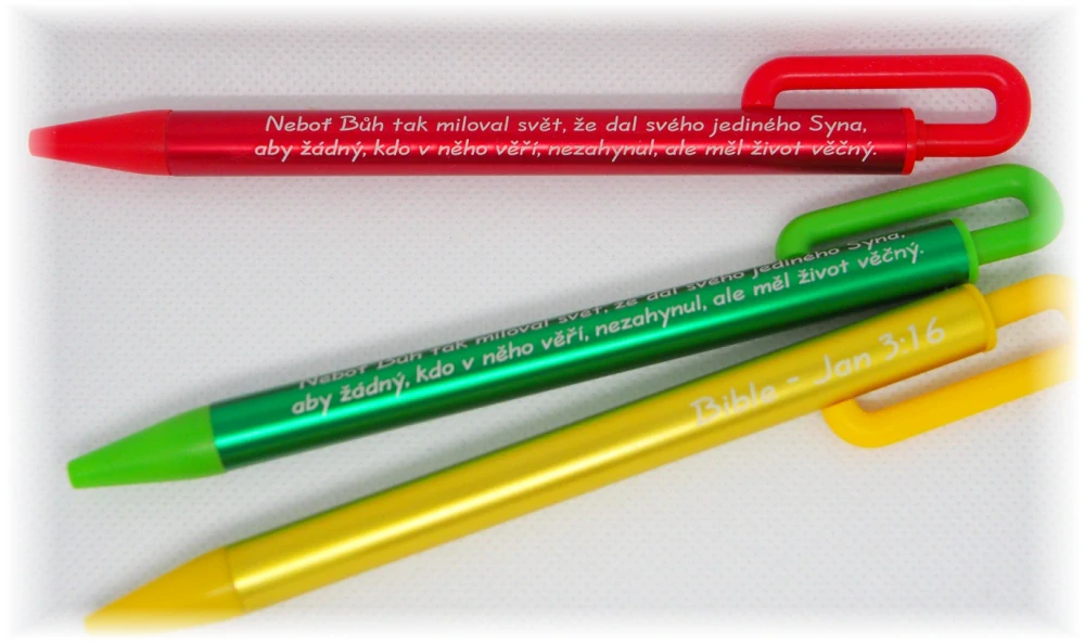 Kovové pero - Jan 3:16