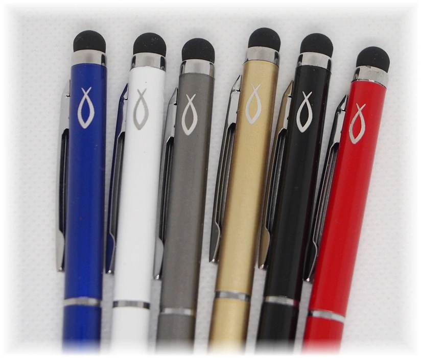 Kovové pero tenké stylus - ryba