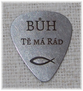 Trsátko nerez - Bůh tě má rád