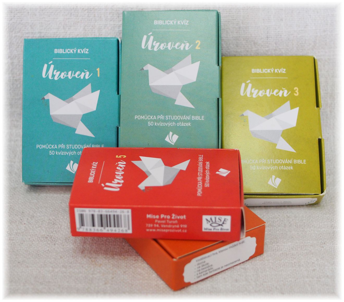 Biblický kvíz sada 5 úrovní