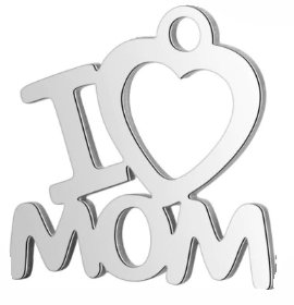 Náhrdelník nerez - I srdce MOM