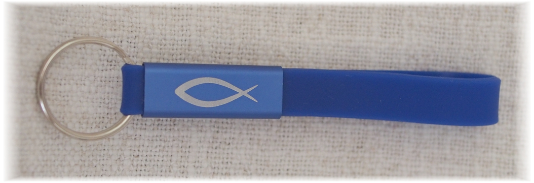 Silikonová klíčenka - ryba
