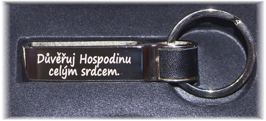 Klíčenka LUX - Důvěřuj Hospodinu