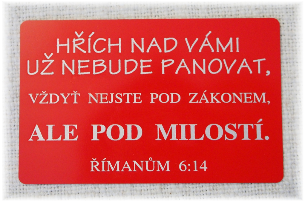 Tabulka AL - Římanům 6:14