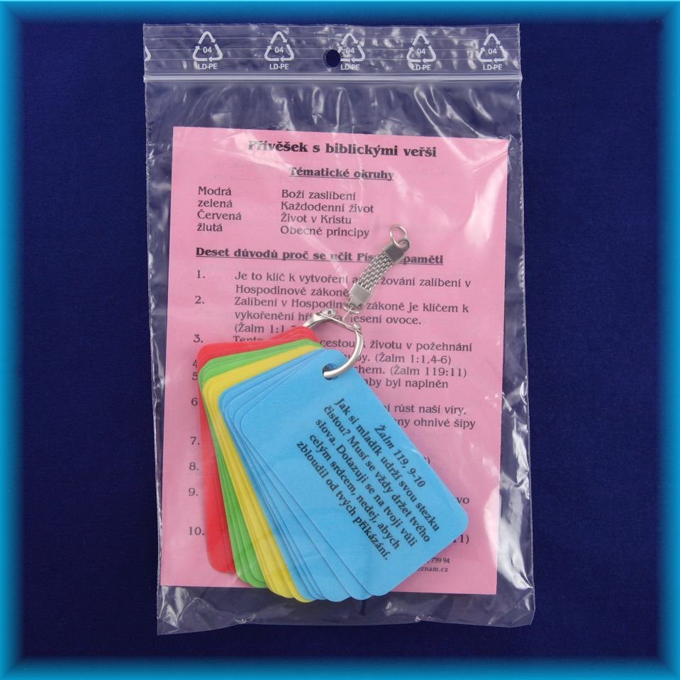 Klíčenka - Biblické verše