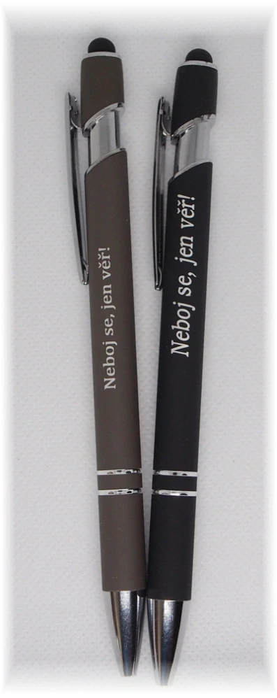 Pero kovové stylus - Neboj se, jen věř!