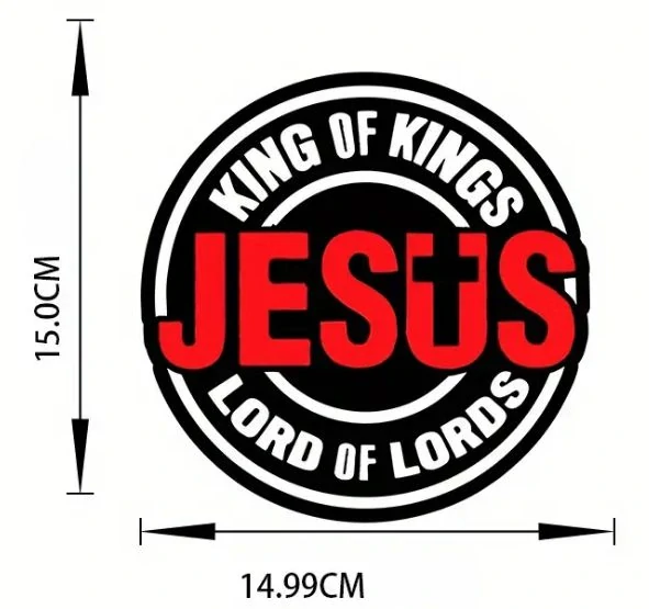 Samolepka - Jesus King...