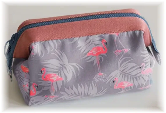 Kosmetická taštička - s plameňákem