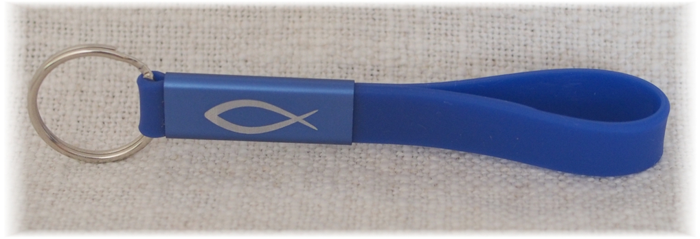 Silikonová klíčenka - ryba