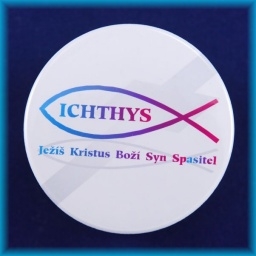 Placka magnet 50mm - Ichthys