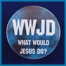 Placka magnet 50mm - WWJD - What ...