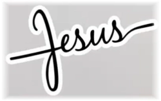 Samolepka - Jesus