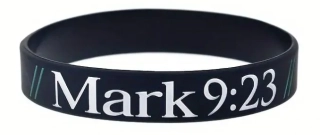 Náramek silikonový - Marek 9:23