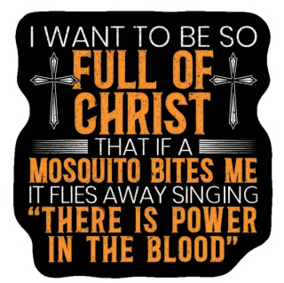 Samolepka - Full of Christ