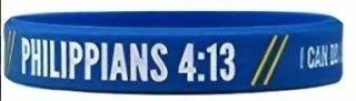Silikonový náramek - Filipským 4:13