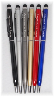 Kovové pero tenké stylus - Nikdy se nevzdávej!