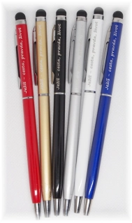 Kovové pero tenké stylus - Ježíš - cesta, pravda, život