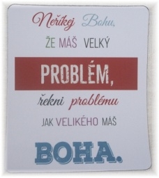 Podložka pod myš - Neříkej Bohu...