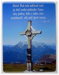 Podložka pod myš - Neboť Bůh tak miloval svět