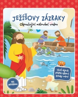 Ježíšovy zázraky: Tematické omalovánky a plnící vodní štětec