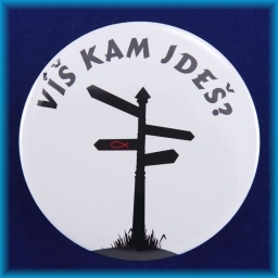 Zrcátko 75mm - Víš kam jdeš?
