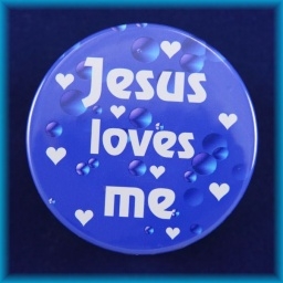 Placky 50mm - Jesus loves me