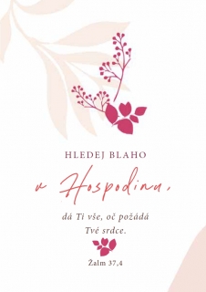 Přání - Hledej blaho v Hospodinu